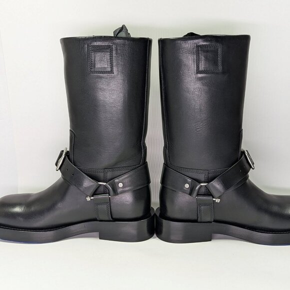 Burberry Women's Saddle Low Harness Strap Boots Black Size 39 MSRP $1,890 - Picture 7 of 14